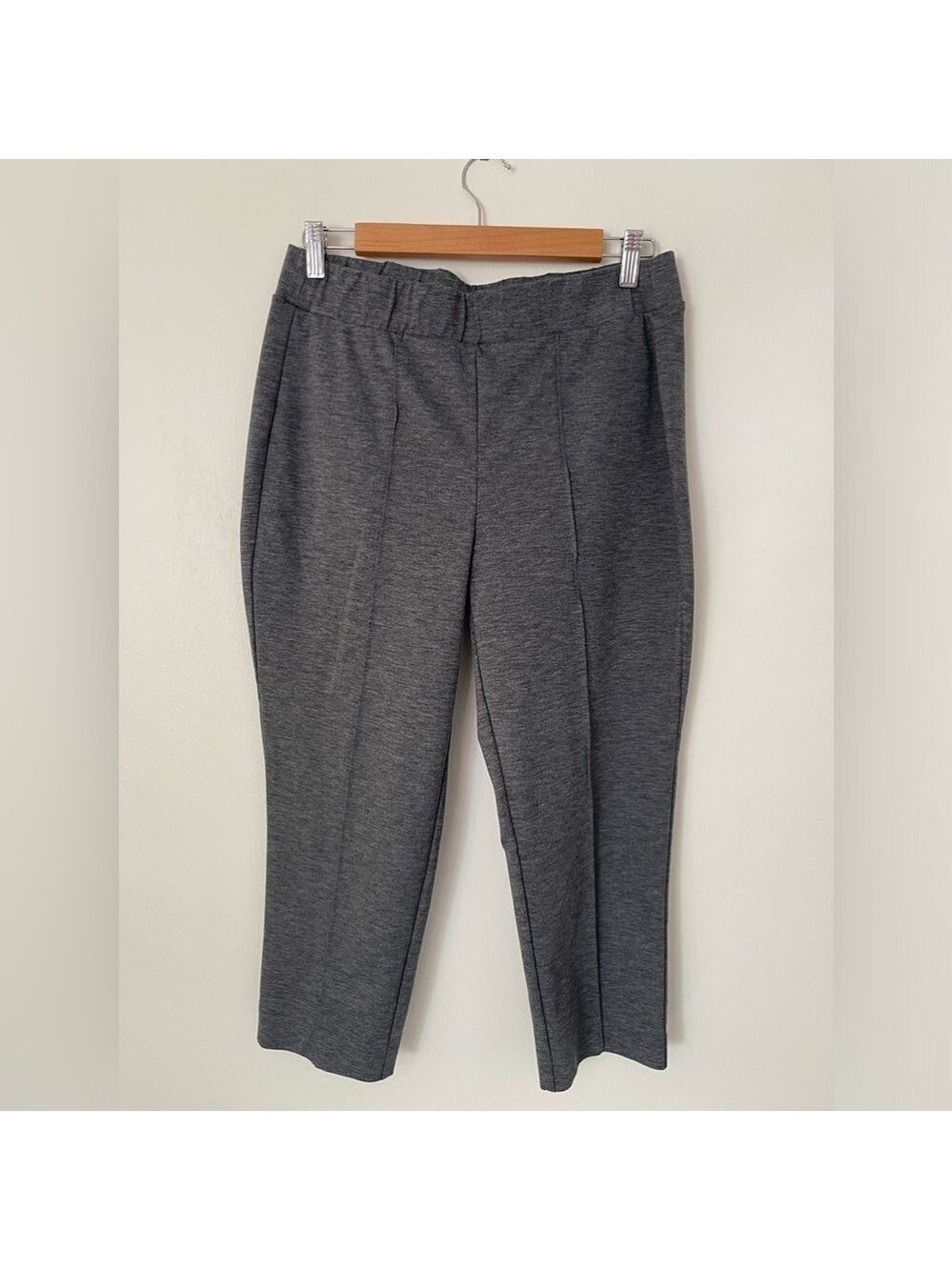 Croft & Barrow Women’s Ankle Pants Gray Mid Rise Stretch Petite Medium
